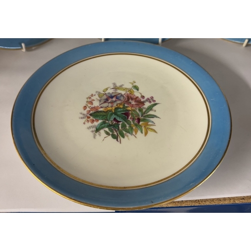 1554 - 4 Continental porcelain plates