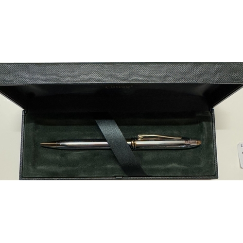 1518 - A Concorde folder with gift items & cross pen in case