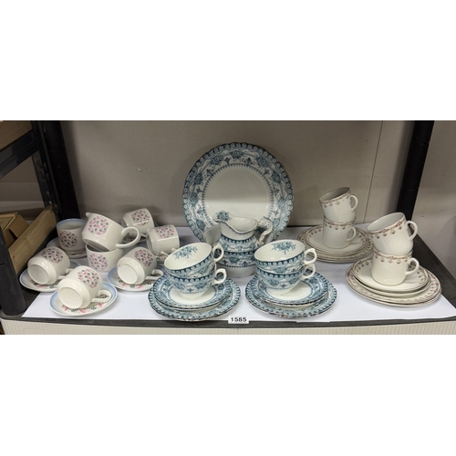 1585 - A quantity of vintage tea sets