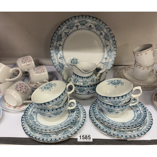 1585 - A quantity of vintage tea sets