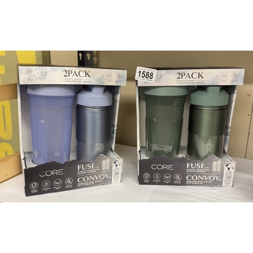 1588 - 2 new packs of core shaker & blenders