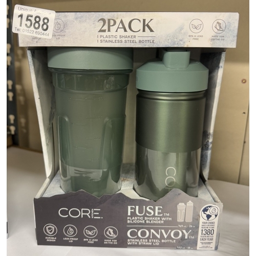 1588 - 2 new packs of core shaker & blenders