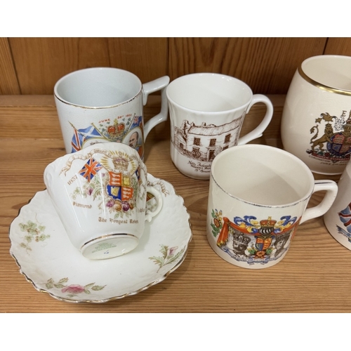 1608 - A quantity of Royalty cups & saucers & mugs