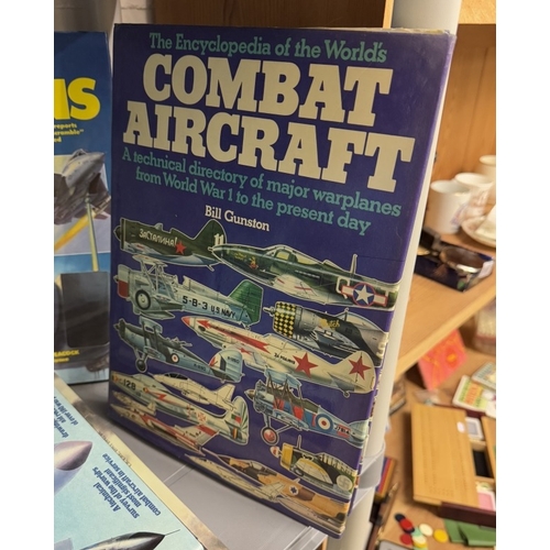 1614 - A quantity of reference books on military aircraft