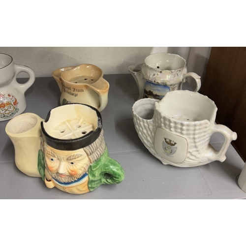 1615 - A collection of vintage ceramic shaving mugs