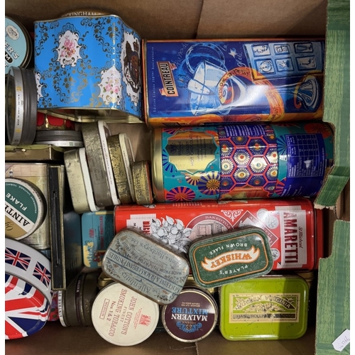 1616 - A box of collectors tins