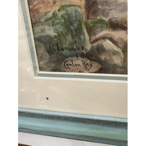 1641 - A good mid 20th century framed and glazed watercolour seascape.