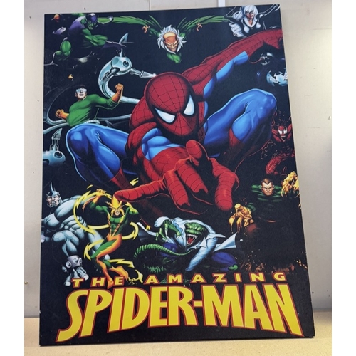 1810 - The Amazing Spiderman' canvas poster print & 'Birth of Venom' graphic novel (hardback)