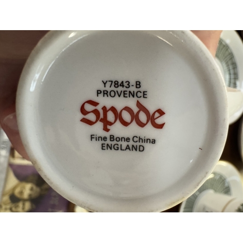 1874 - Eight Spode coffee cups and saucers.