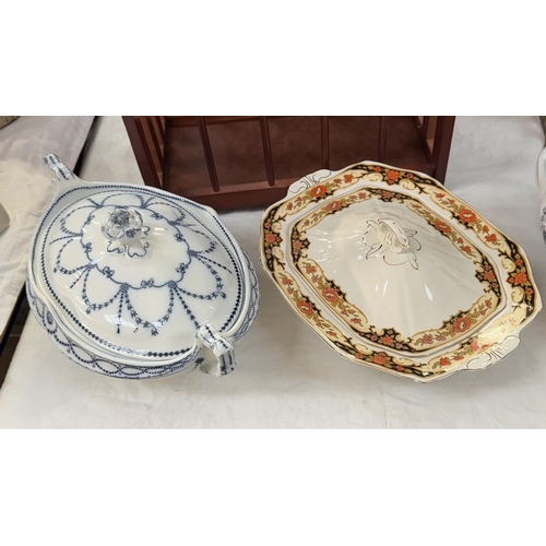 1882 - 5 Vintage tureens