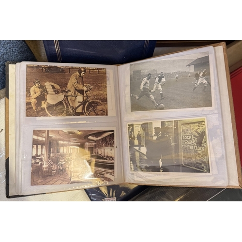 1932 - A quantity of postcards, photo albums &  A musical wedding album