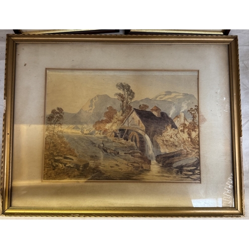 1936 - A quantity of framed & glazed landscape pictures