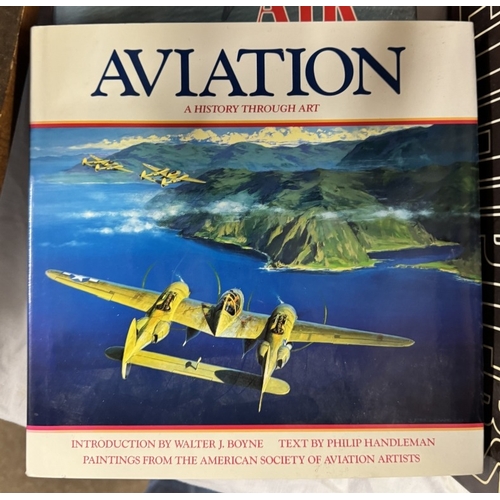 1712 - A quantity of Aviation books