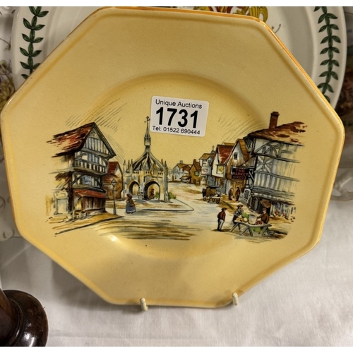 1731 - A mixed lot of collector's and other plates.