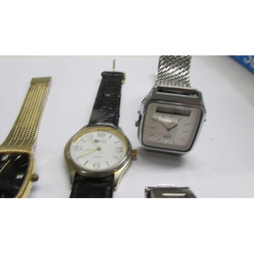 1075 - Seven watches including Rotary, Casio, Limit etc.,