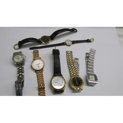 1114 - Ten assorted wrist watches.