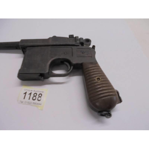 1188 - A vintage Mauser pistol.