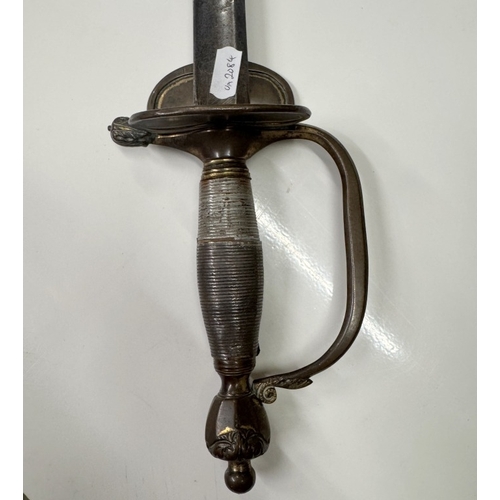 1193 - 18th Century Officers Dress Sword with folding guard