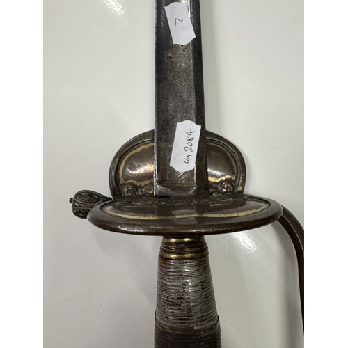 1193 - 18th Century Officers Dress Sword with folding guard