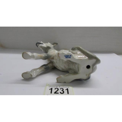 1231 - A Lladro/NAO style spanish donkey.