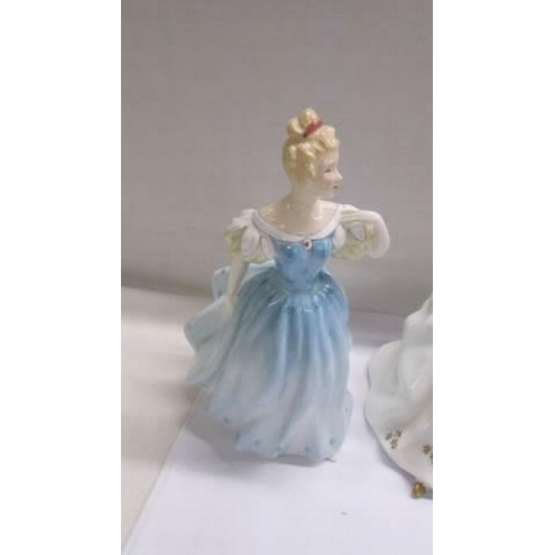 1235 - Three Royal Doulton figures - Fragrance, Enchantment and My Love.