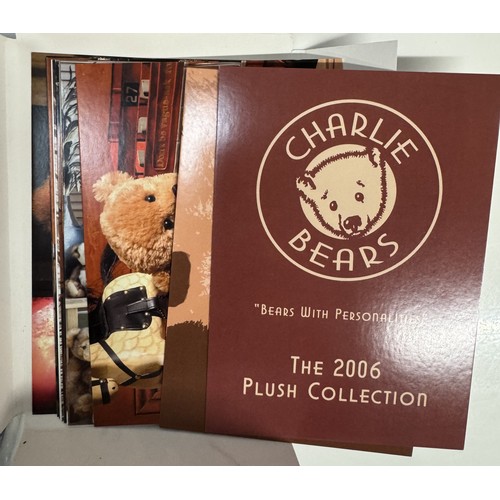 1315A - A quantity of Charlie Bear ephemera including Catalogues, pens, pin badges etc