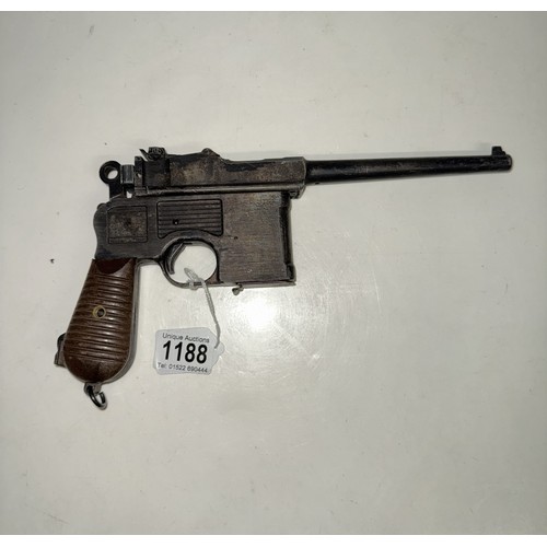 1188 - A replica Mauser pistol.