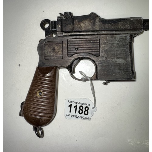 1188 - A replica Mauser pistol.