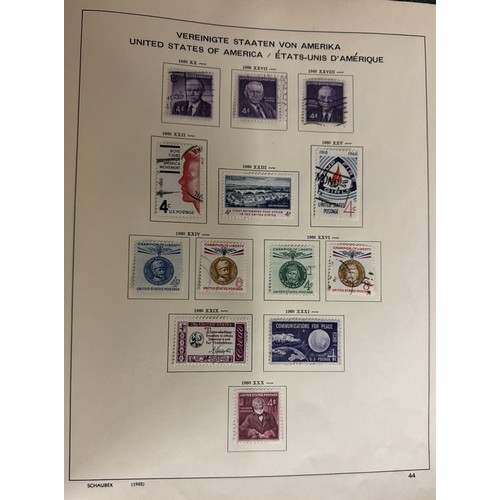 1461 - An excellent collection of 8 albums of USA stamps including 19th century