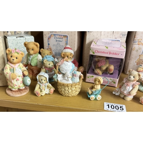 1005 - A collection of cherished teddy ornaments