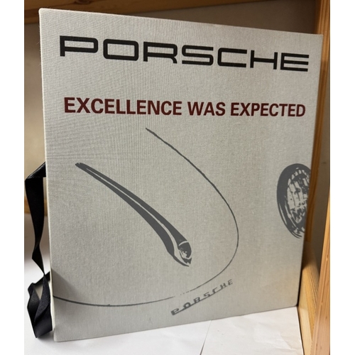 1022 - A set of 3 Porsche books Excellence Was Expected. Volumes 1, 2 & 3