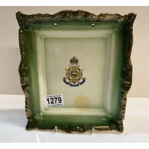 1279 - A Border Regiment Commemorative plate