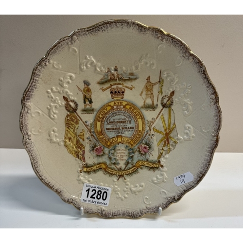 1280 - A Lord Roberts, General Buller Commemorative plate