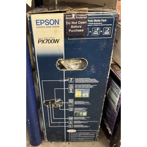 1463 - 2 Computer photo quality printers, Selphy photo printer, A Vou & other computer peripherals