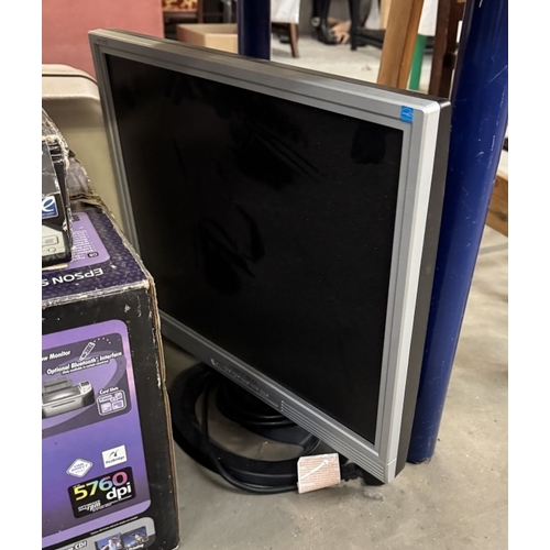 1463 - 2 Computer photo quality printers, Selphy photo printer, A Vou & other computer peripherals