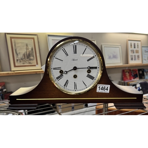 1464 - An art deco mantle clock A/F & A Hermle Westminster chime clock