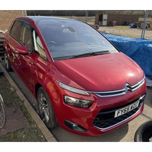 1500 - A 2015 Citroen C4 Picasso 1.6 diesel Automatic. MOT 31/10/2025. Mileage 7169