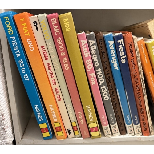 1502 - A quantity of car manuals including Audi, Triumph Mini & Ford