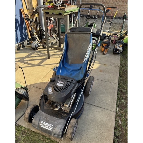 1588 - A Mac Allister petrol lawn mower