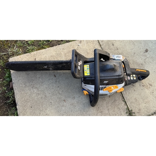 1597 - A Ryobi petrol chainsaw