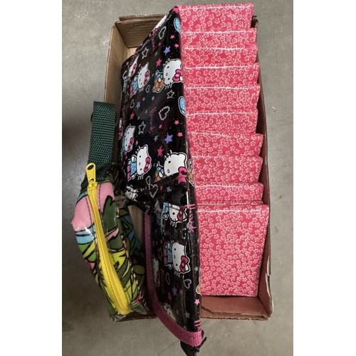 1694 - A quantity of new Habitat card holders, Harrods Kitty purses & Sugar & Spice aprons