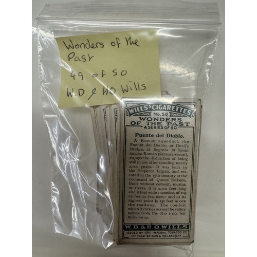 1699 - A collection of cigarette cards including Wills, Gallagher etc, some sets incomplete