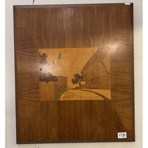1720 - An inlaid landscape picture