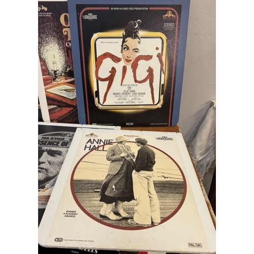 1724 - A selection of vintage CED video disc films