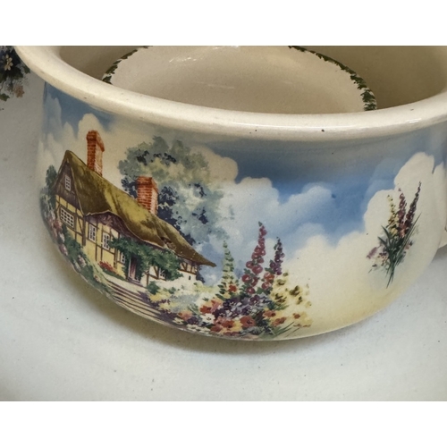 1734 - A large vintage bowl etc