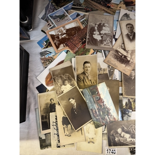 1740 - A good selection of early 20th century portrait postcards etc including other postcards