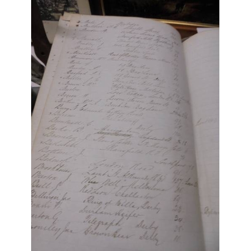 1320 - A rare late 19th century ledger from Ansells Brewery, Aston, Birmingham including pub records, loans... 