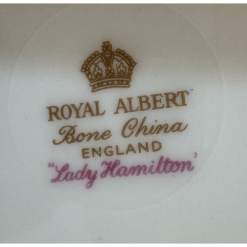 1340 - A Royal Albert Lady Hamilton tea set