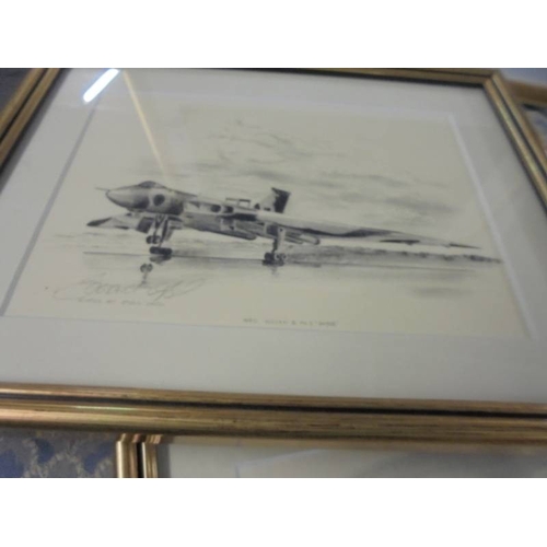 1408 - A limited edition print entitled 'Power & Beauty Avro Vulcan' and 2 others by Aviation Art Studiio, ... 