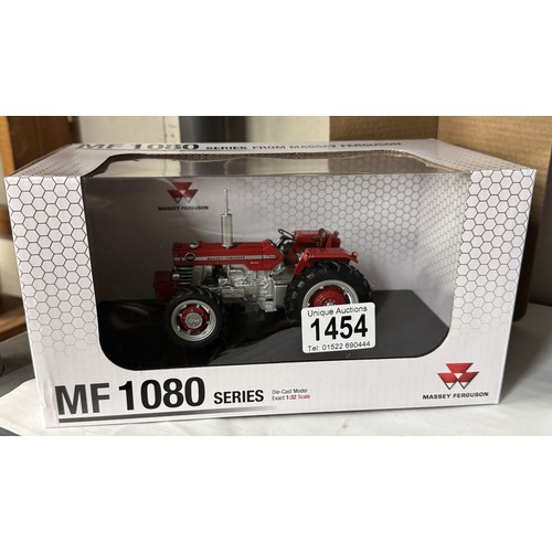 1454 - Boxed Universal Hobbies UH4169, UH5329,  Massey Ferguson MF1080 and a 3 ton tipping bed.